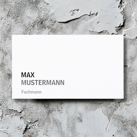 Minimalistisch Visitenkarten 名刺