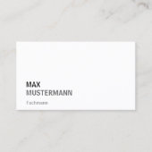 Minimalistisch Visitenkarten 名刺 (正面)