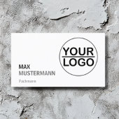 Minimalistisch Visitenkarten mit LOGO 名刺