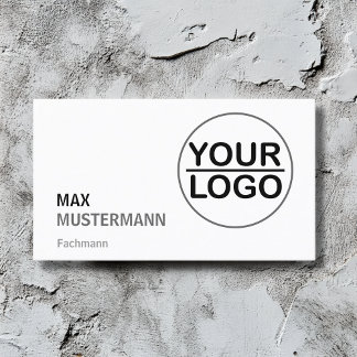 Minimalistisch Visitenkarten mit LOGO 名刺