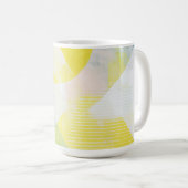 Minimalistische abstrakte Komposition コーヒーマグカップ (正面右)