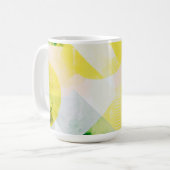 Minimalistische abstrakte Komposition コーヒーマグカップ (正面左)