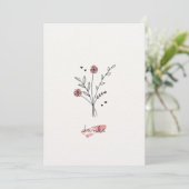 Minimalistische Dankeskarte サンキューカード (スタンド正面)