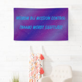 Minimalistische Ruimtevaart Welkomstbanner -  横断幕 (インサイチュ)