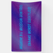 Minimalistische Ruimtevaart Welkomstbanner -  横断幕 (縦)