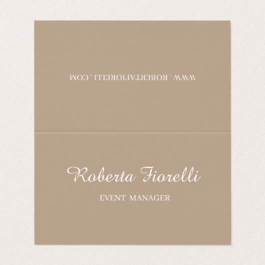 Minimalistisches berufliche elegante visitenkarte 名刺 (外部フラット)