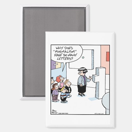 Minimilism Art マグネット (正面/裏面)