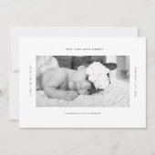 Minimum Perfectのカスタムベビー カード (正面)