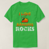 Mining I Love Banging Rocks Tシャツ (デザイン正面)
