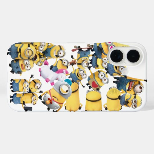 Minions iPhone 16 カバー (裏面 (横))