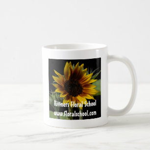 Minisunflowerlargereversed2 コーヒーマグカップ