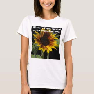 Minisunflowerlargereversed2、Rittnersの花柄Sc… Tシャツ