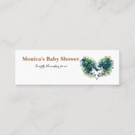 Minitarjeta De Visita Sloth & Blossoms Customizabl スキニー名刺