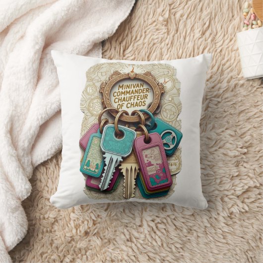 Minivan Commander T Shirt, Chauffeur of Chaos Mug クッション (ブランケット)