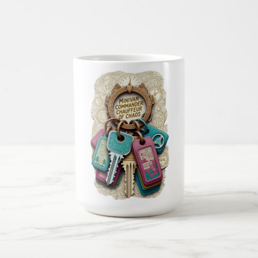 Minivan Commander T Shirt, Chauffeur of Chaos Mug コーヒーマグカップ (中央)