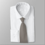 Mink Gray Hidden Initials Solid Color Neck Tie ネクタイ<br><div class="desc">Mink Gray Hidden Initials Solid Color. For weddings or everyday use, with initials hIdden on the back which you can easily personalise or delete if not required. Can be changed to any color of your choice via the Customize Further option, or please message me if you need help with this....</div>