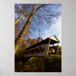 Mink Hollow Covered Bridge, Fairfield county, Ohio ポスター