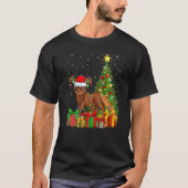 Mink Xmas Holiday Santa Mink Christmas Tree Tシャツ (正面)