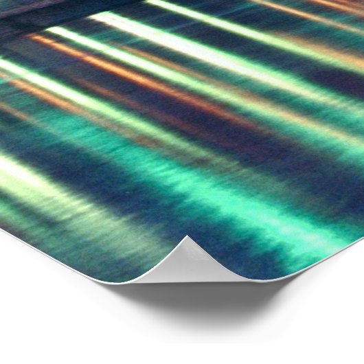 Minneapolis Skyline at night ポスター (角)