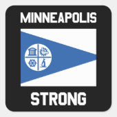 Minneapolis Strong  スクエアシール (正面)
