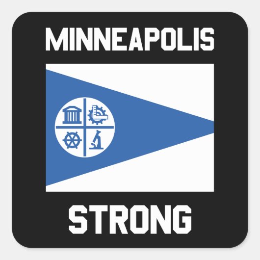 Minneapolis Strong  スクエアシール (正面)