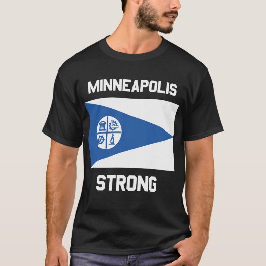 Minneapolis Strong Basic Dark T-Shirt Tシャツ (正面)