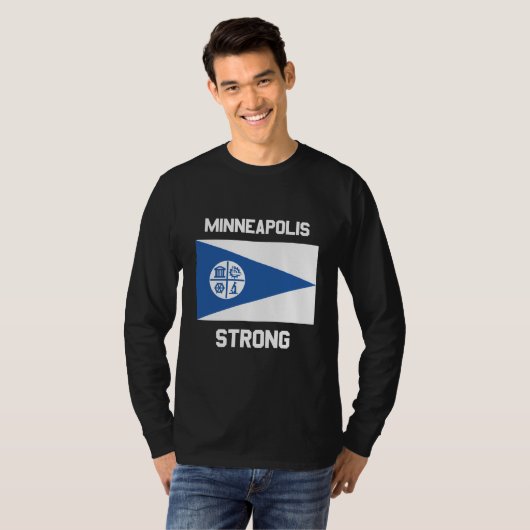 Minneapolis Strong Basic Long Sleeve T-Shirt Tシャツ (正面フル)