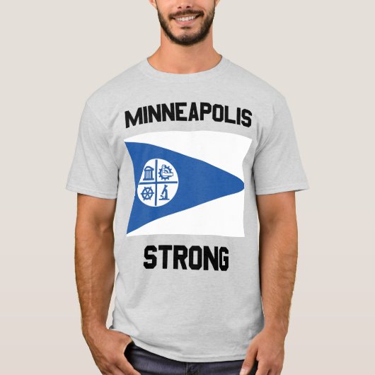 Minneapolis Strong Men’s Basic T-Shirt Tシャツ (正面)