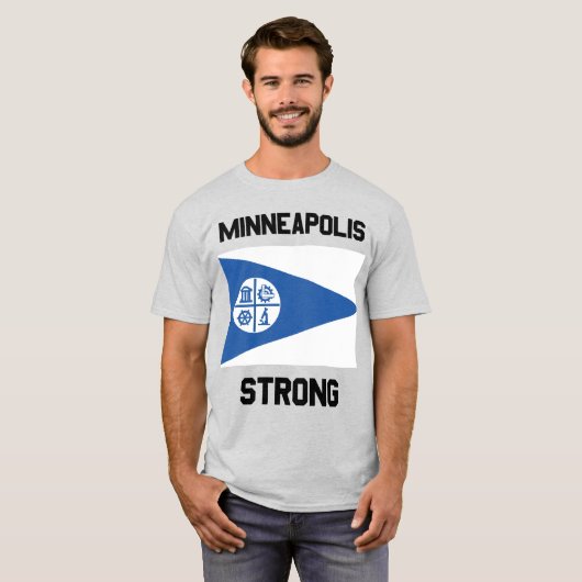 Minneapolis Strong Men’s Basic T-Shirt Tシャツ (正面フル)
