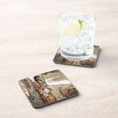 Minnehaha 1897のネイティブアメリカンのHiawathaのヴィンテージ コースター (右側)