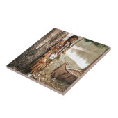 Minnehaha 1897のネイティブアメリカンのHiawathaのヴィンテージ タイル (側面)