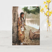 Minnehaha 1897年 カード (黄色い花)