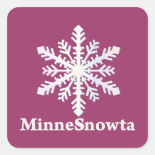 MinneSnowtaとスノーフレーク スクエアシール
