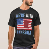 Minnesota Anti ICE Trump Protest  Tシャツ (正面)