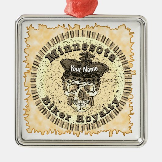 Minnesota Biker  メタルオーナメント (正面)