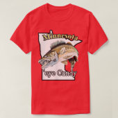 Minnesota 'Eye Candy Funny Walleye 811 Tシャツ (デザイン正面)