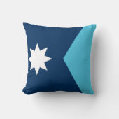 Minnesota Flag American MoJo Pillow クッション (正面)
