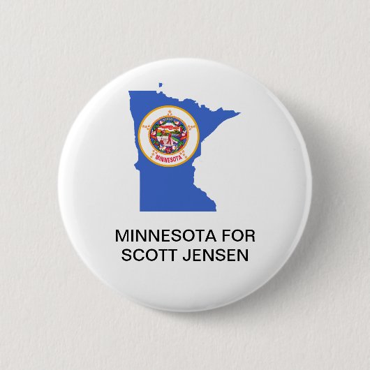 MINNESOTA FOR SCOTT JENSEN GOVERNORボタン 缶バッジ (正面)
