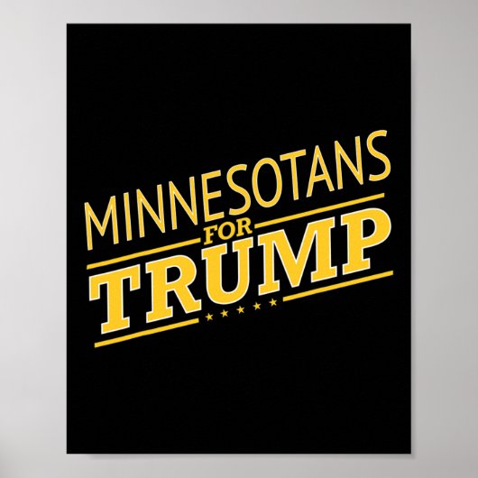 Minnesota For Trump - Second President Election  ポスター (正面)