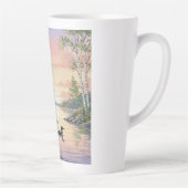 Minnesota Lake Sunset with Loons, Latte Mug カフェラテマグ (右)