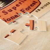 Minnesota Lakes 20x30 Map Jigsaw Puzzle ジグソーパズル (側面)