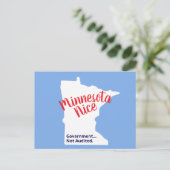 Minnesota Nice, Government Not Audited – Funny MN ポストカード (スタンド正面)