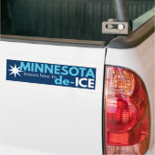 Minnesota political bumper sticker バンパーステッカー (トラック上)