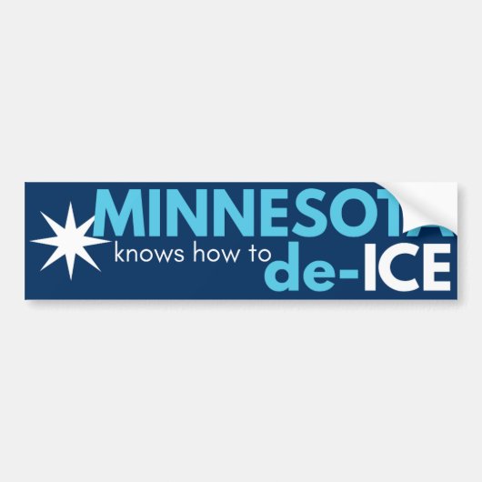 Minnesota political bumper sticker バンパーステッカー (正面)