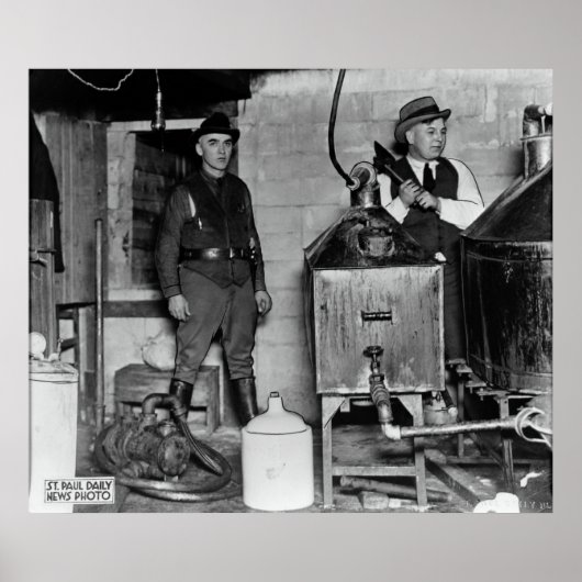 MINNESOTA PROHIBITION MOONSHINE BUST ポスター (正面)
