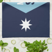 Minnesota Rebel New State Flag キッチンタオル (折り畳み)