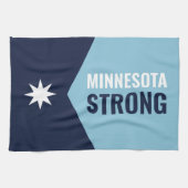 Minnesota Rebel New State Flag キッチンタオル (横)