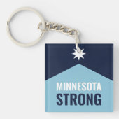 Minnesota Rebel New State Flag キーホルダー (正面)