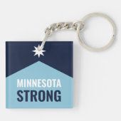 Minnesota Rebel New State Flag キーホルダー (裏面)