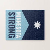 Minnesota Rebel New State Flag ジグソーパズル (横)
